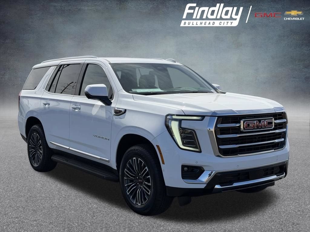 2026 GMC Yukon Elevation in Summit White — front three-quarter view